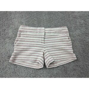 Loft Shorts Womens 0 Striped Inseam: 3.5" Low Rise The Riviera‎ Casual Summer